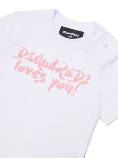Dsquared2 Printed T-shirt In White