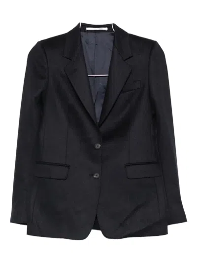 Tagliatore Two-button Flap-pocket Blazer In Blue
