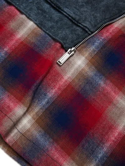 Dsquared2 Panelled Check-pattern Dress In Multi