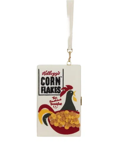 Anya Hindmarch Cornflakes Clutch Bag In Neutral