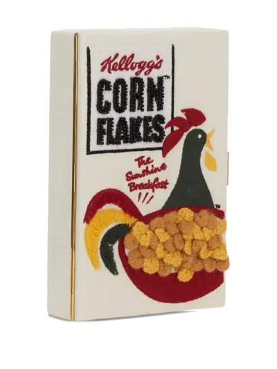 Anya Hindmarch Cornflakes Clutch Bag In Neutral