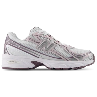 New Balance Pink Low Top Sneakers With Logo Patch On Side And Tongue And Perforated Panels In Multi
