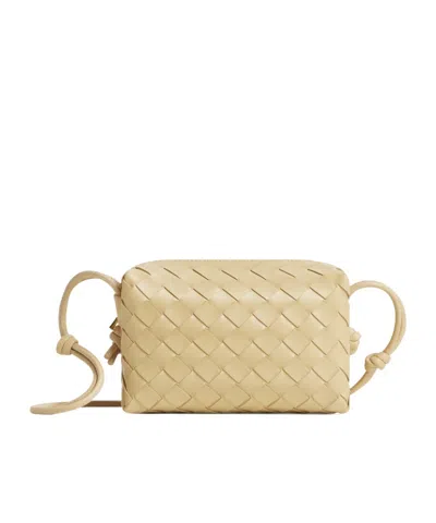 Bottega Veneta Mini Loop Camera Bag In Neutral