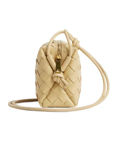 Bottega Veneta Mini Loop Camera Bag In Neutral
