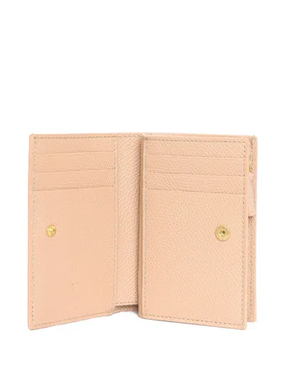 Valentino Garavani Vlogo Signature Wallet In Neutral