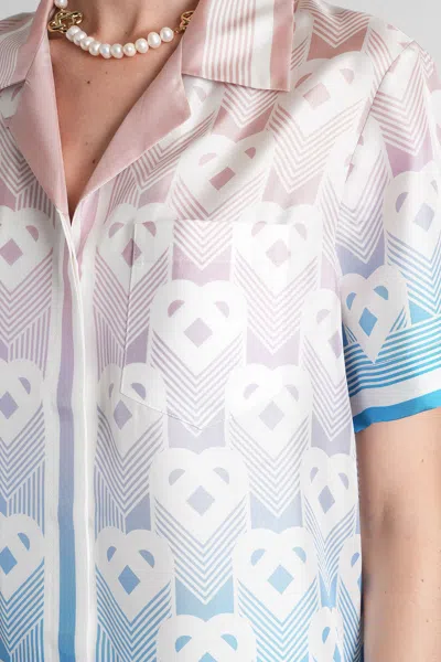 Casablanca Monogrammed Shirt In Blue