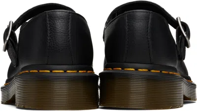 Dr. Martens Shoe Mary Jane Elphie Mj Black Virginia In Black