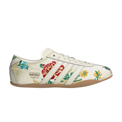 Pre-owned Adidas Originals Adidas Wmns Tokyo 'floral Embroidery Pack - Cream White' | Women's Size 7.5