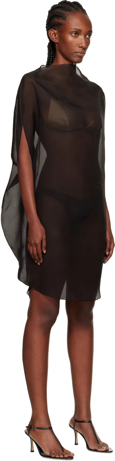 Gia Studios Black Moon Blouse In Black