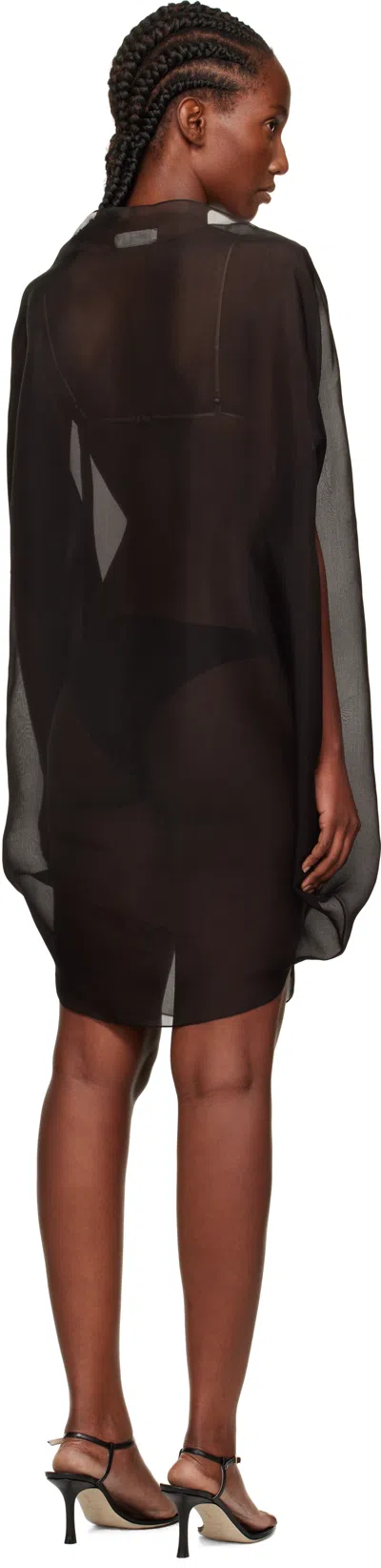 Gia Studios Black Moon Blouse In Black