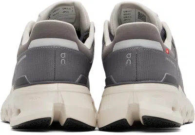 On Mens Eclipse Eclipse Cloudrunner 2 Waterproof Woven Trainers In Gray