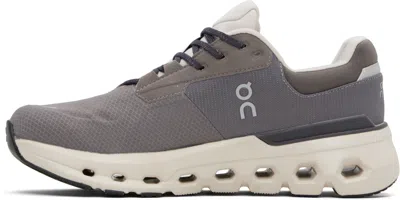 On Mens Eclipse Eclipse Cloudrunner 2 Waterproof Woven Trainers In Gray