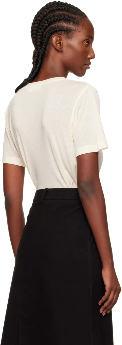 Gia Studios Off-white Camille T-shirt In White