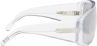 Mm6 Maison Margiela Transparent Acetate Sunglasses In Transparent