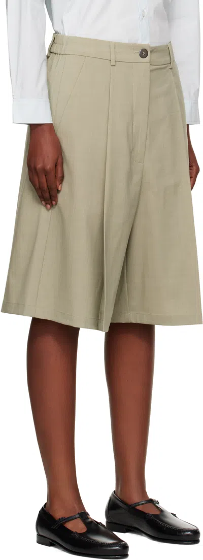 Cordera Green Tailoring Bermuda Shorts In Gray