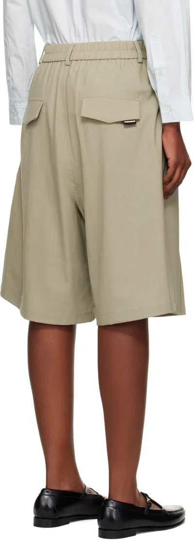 Cordera Green Tailoring Bermuda Shorts In Gray