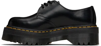 Dr. Martens Black 1461 Quad Oxfords In Black Polished Smooth