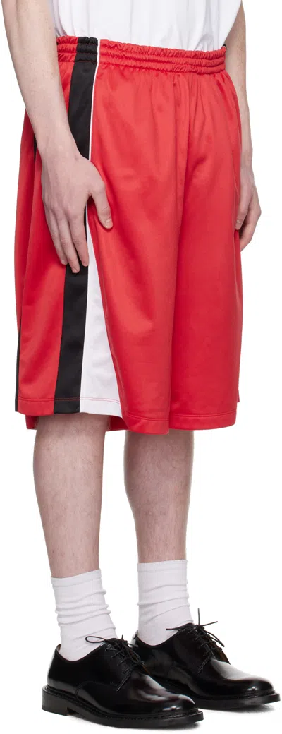 We11 Done Red Se11done Track Shorts In Red