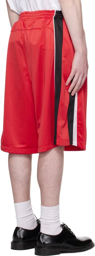 We11 Done Red Se11done Track Shorts In Red