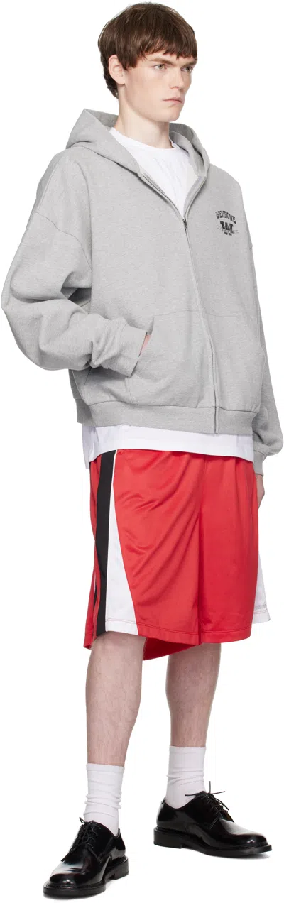 We11 Done Red Se11done Track Shorts In Red