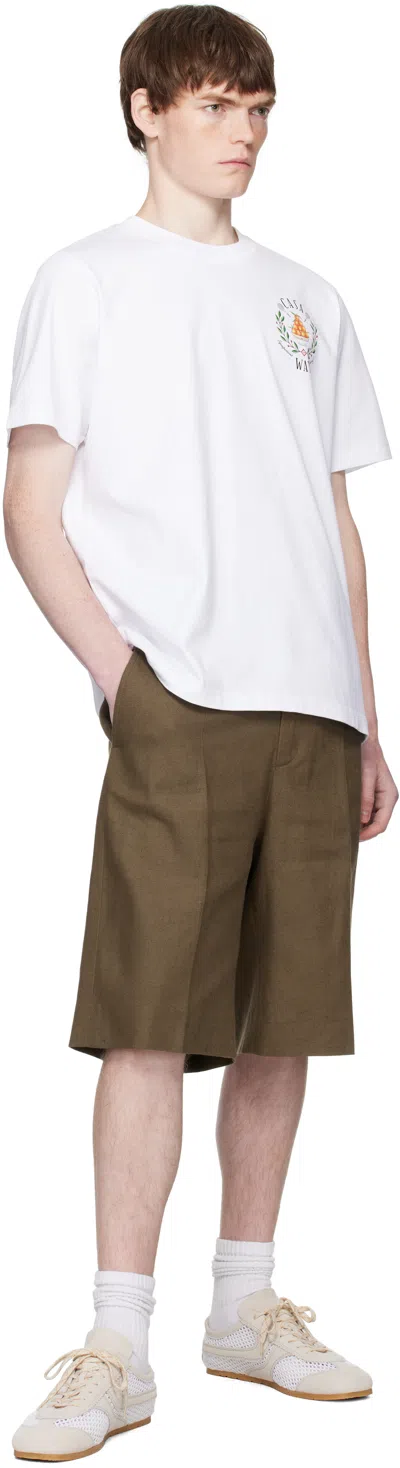 Casablanca Casa Way Mountain Printed T-shirt In White