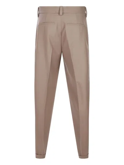Antonelli Belt Loop Casual Pants In Neutral