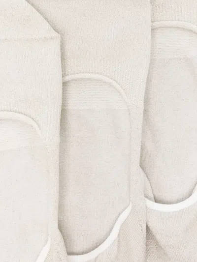 Ant45 Cotton-blended Socks (pack Of Two) In Neutral