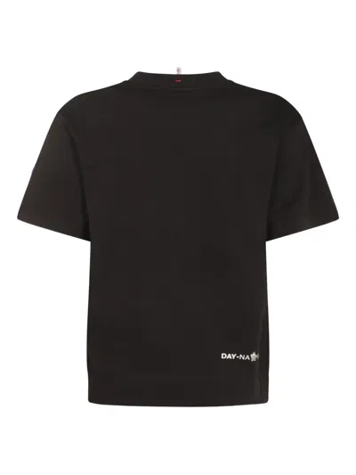 Moncler Grenoble Woman T-shirt Black Size M Cotton In Black