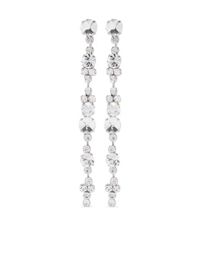 Forte Forte Crystal-embellished Drop Earrings In Metallic