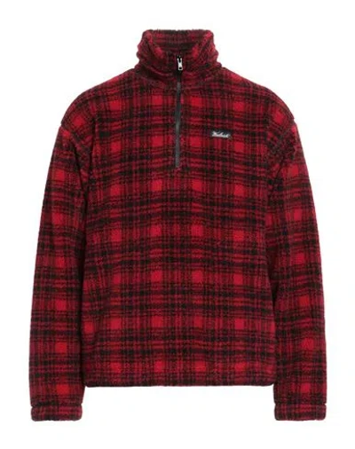 Woolrich By Serving The People Man Sweatshirt Red Size L Polyester, Virgin Wool In Red