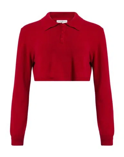 Woolrich By Daniëlle Cathari Woman Sweater Brick Size L Virgin Wool, Viscose, Polyamide, Cashmere In Red