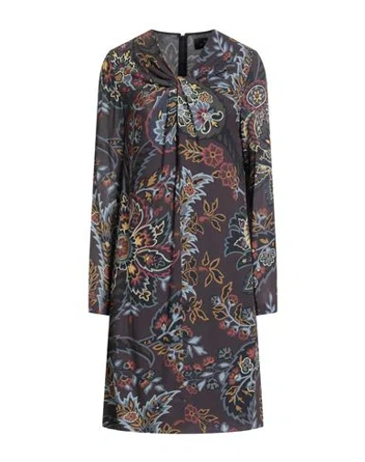 Etro Printed Minidress In Black