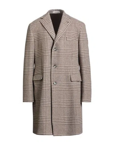 Tagliatore Man Coat Beige Size 44 Virgin Wool, Cashmere In Multi