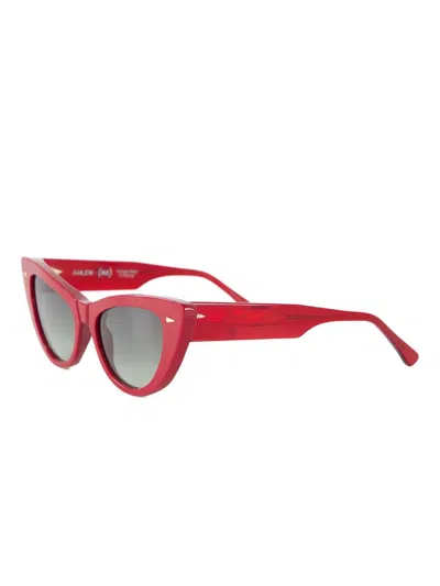 Ahlem X Red Babylon Cat-eye Sunglasses In Red