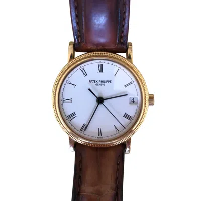 Patek Philippe Watch  Calatrava Clous De Paris 3802j In Gold