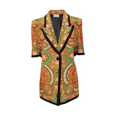 Gianfranco Ferre Paisley Printed Jacket - '90s In Gold