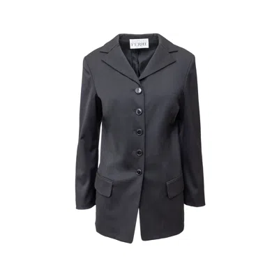 Gianfranco Ferre Black Jacket - '90s In Blue