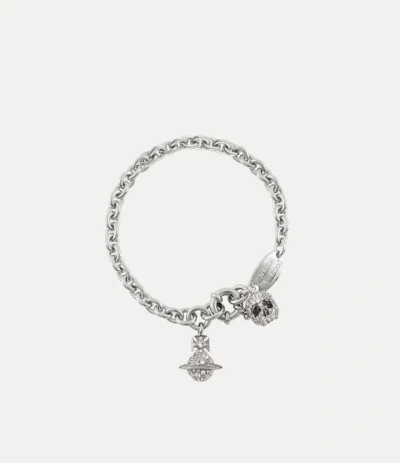 Vivienne Westwood Circe Bracelet Platinum-white Platinum-white Women In Metallic