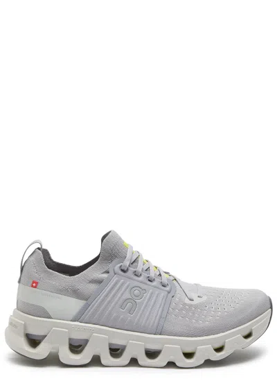 On Cloudswift 4 Panelled Mesh-knit Sneakers In Gray