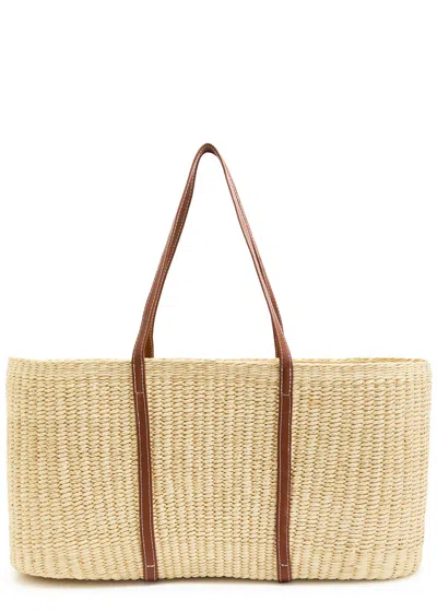Sensi Studio Beach Maxi Raffia Basket In Brown