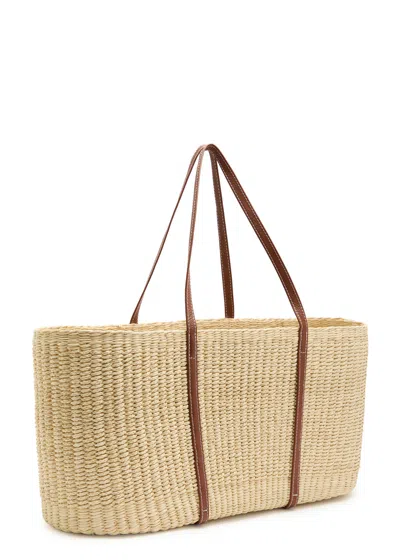 Sensi Studio Beach Maxi Raffia Basket In Brown