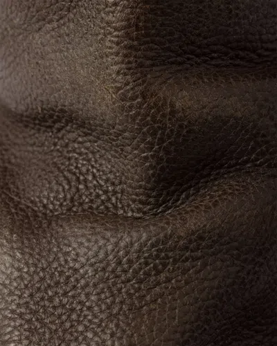 Prada Leather Boots In Brown