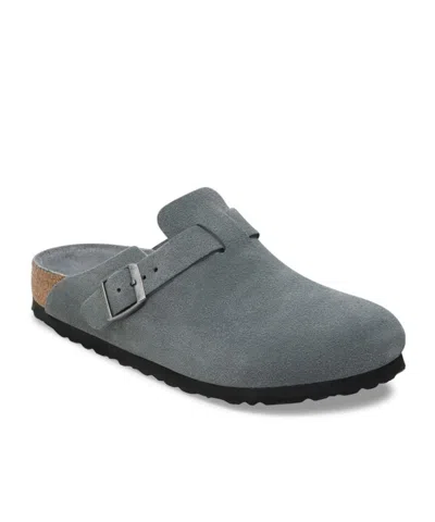 Birkenstock Slipper Boston Braided Colour Basalt Gray