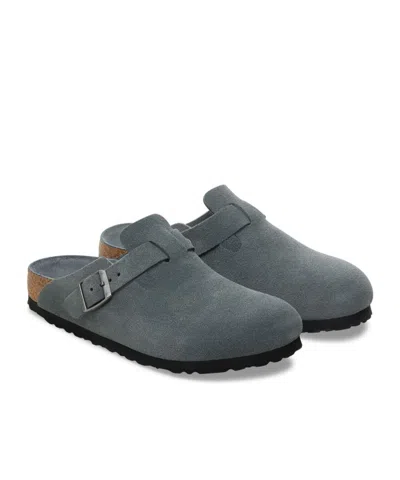 Birkenstock Slipper Boston Braided Colour Basalt Gray