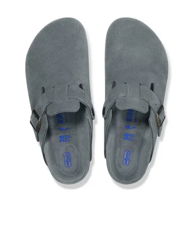 Birkenstock Slipper Boston Braided Colour Basalt Gray