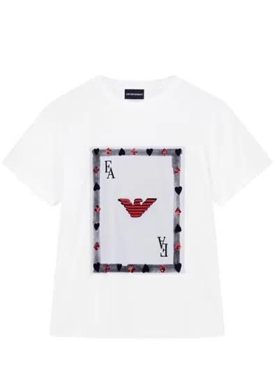 Emporio Armani Short Sleeve T-shirt In White