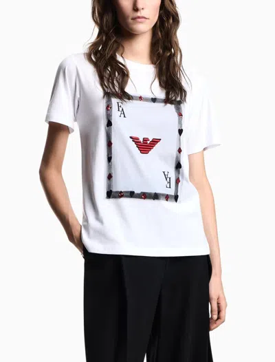 Emporio Armani Short Sleeve T-shirt In White