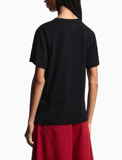 Emporio Armani Short Sleeve T-shirt In Black