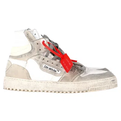 Off-white 3.0 Off-court High-top Sneakers In White Leather In Gray