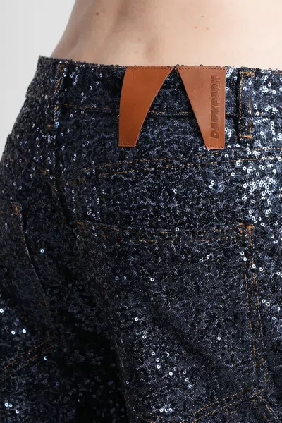 Darkpark Sequin-embellished Jeans In Blue